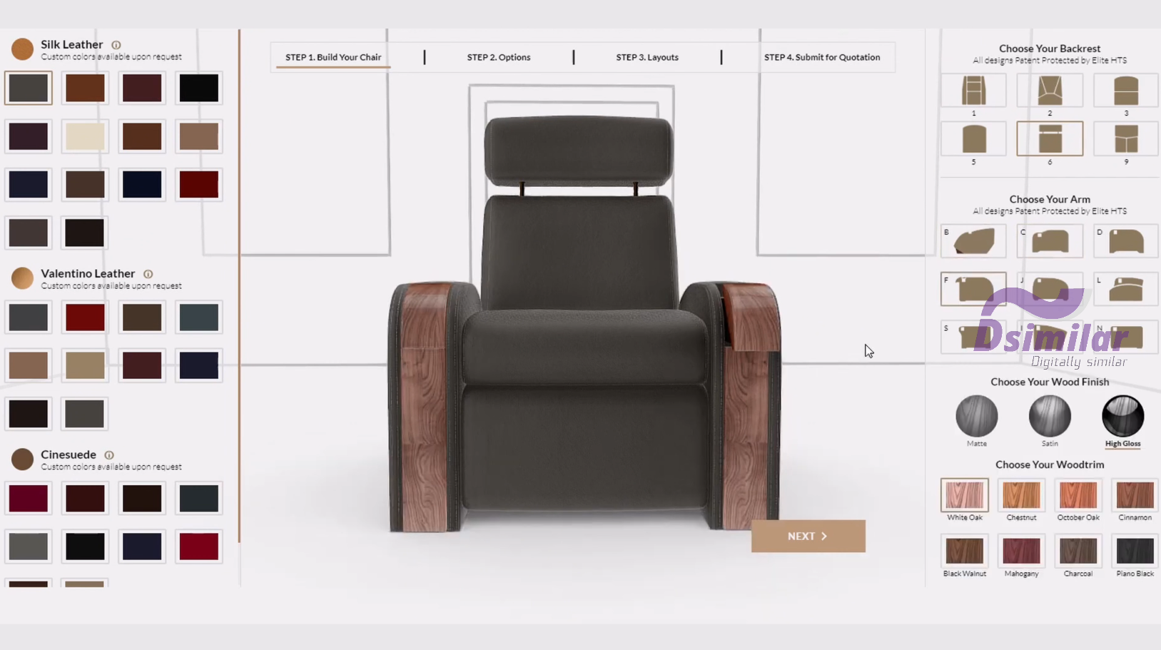 recliner configurator