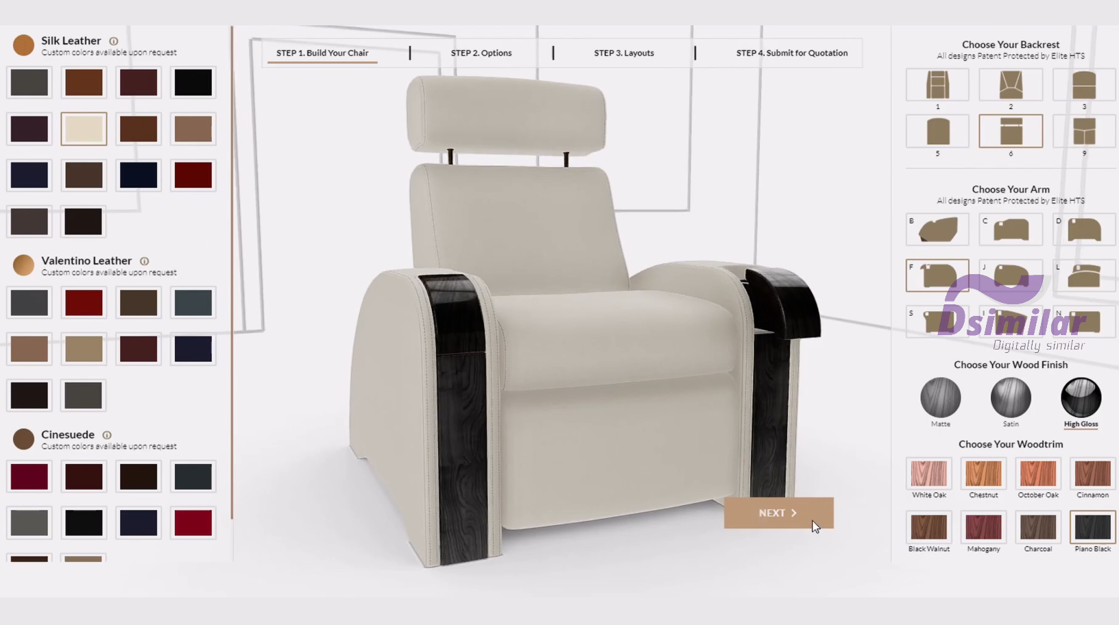 recliner configurator