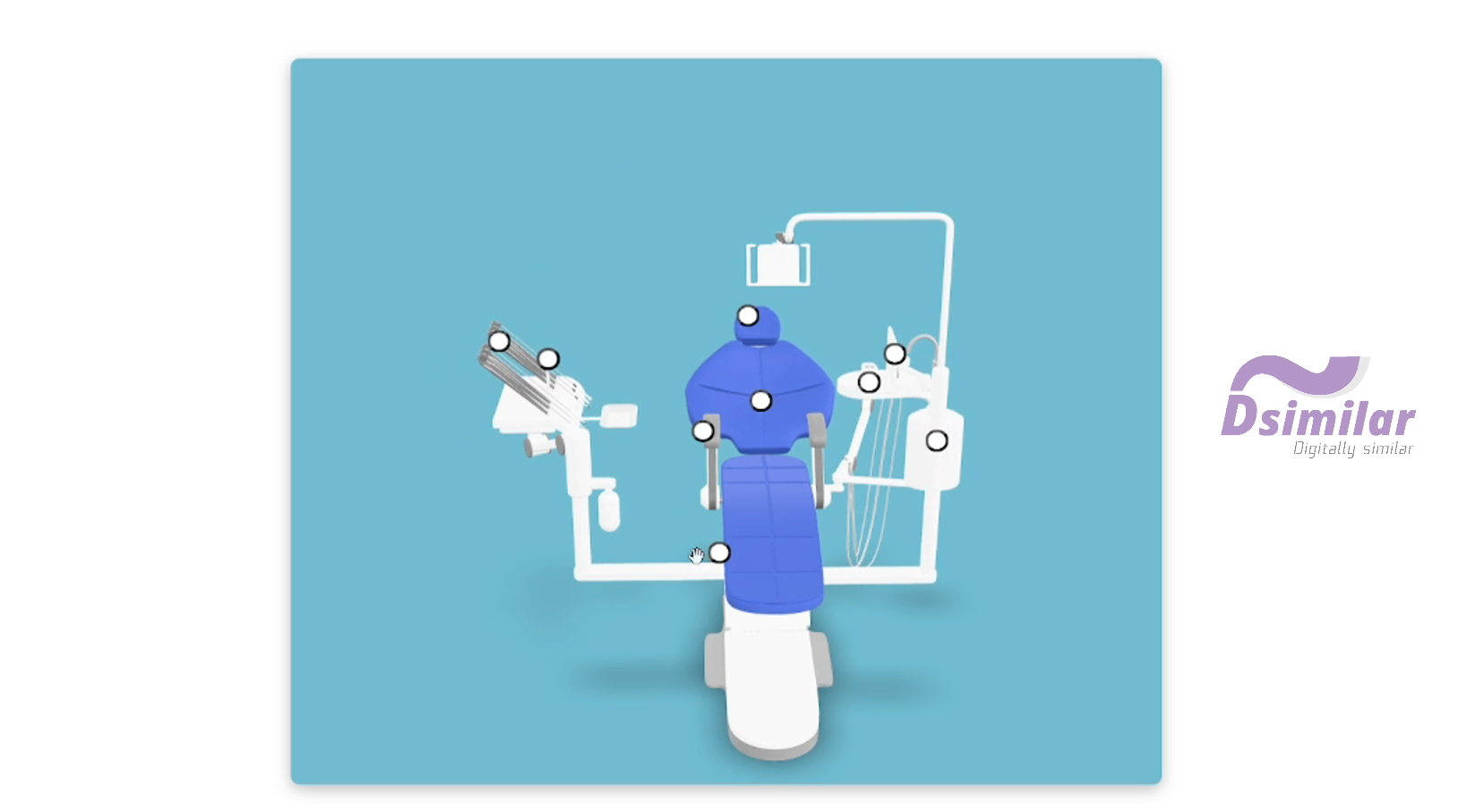 3D dental chair configurator