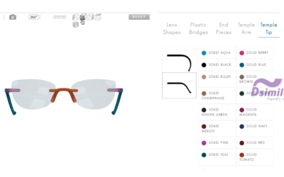3D Eyewear Configurator Helping Shoppers Try and Choose the Right Glasses Online