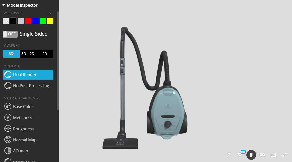 vacuum cleaner configurator 